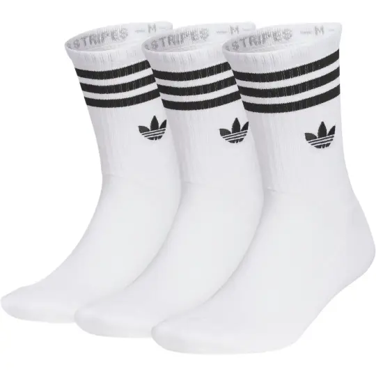 Adidas Originals CUSHIONED CREW SOCKS Crew Socks Unisex 3 Pack White