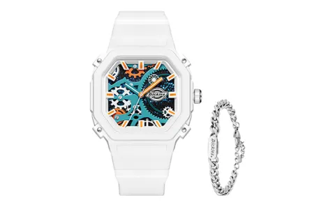 Dickies 100th Anniversary Explorer Collection Vast Starry Sky Wrist Watch Quartz Movement Plastic Strap 45mm Blue Dial