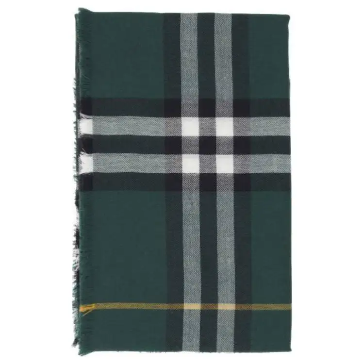 Burberry Wool Knit Scarves Women's Green