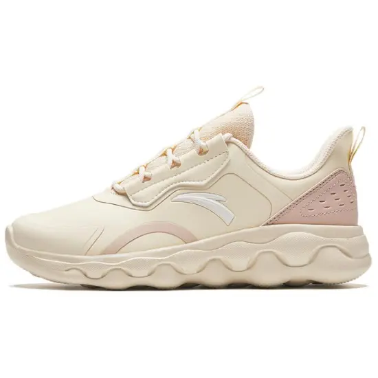 ANTA Running Shoes Women's Low-Top Beige