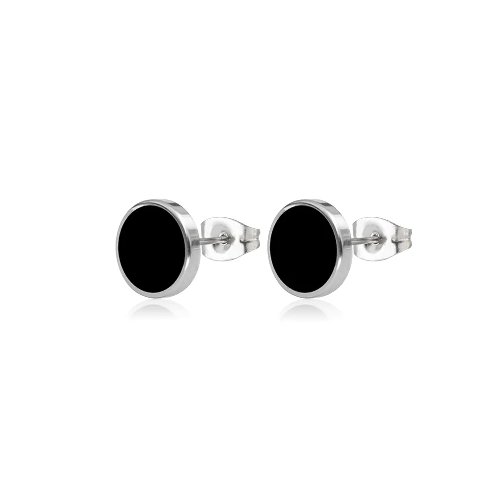 Tkb Titanium Steel Stud Earrings Unisex
