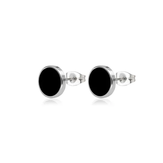 Tkb Titanium Steel Stud Earrings Unisex