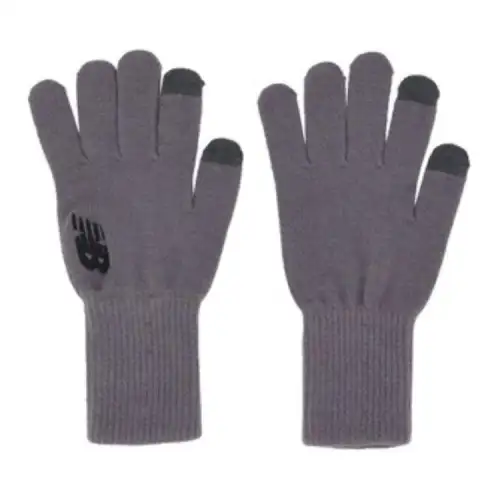 New Balance Acrylic Knit Gloves Unisex Purple
