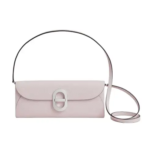 HERMES Chaine D'Ancre To Go Silver Tone Buckle Epsom Calfskin Shoulder Bag, Crossbody Bag, Wallet Women's