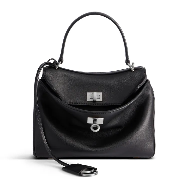 Balenciaga Calfskin Shoulder Bag, Crossbody Bag, Handbag Mini Women's Black