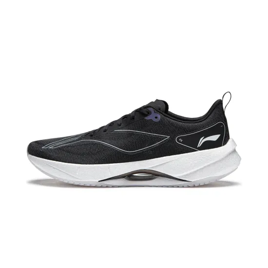 LINING Super Light 21 Running Shoes Men Low-Top Black White