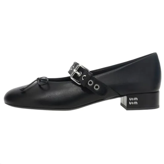 MIU MIU Mary Jane Shoes Women's Black