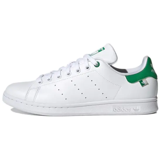 Adidas Originals Stan Smith Skateboarding Shoes Unisex Low-top White/Green/Grey