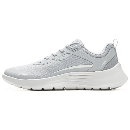 LINING Feather Running Shoes Women's Low-Top Dawn Gray