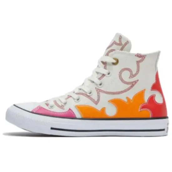 Converse Chuck Taylor All Star Le High Egret Red Orange 'White Red' Women's