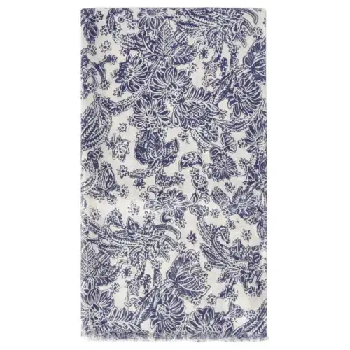 Loro Piana Cashmere Knit Scarves Men's Blue