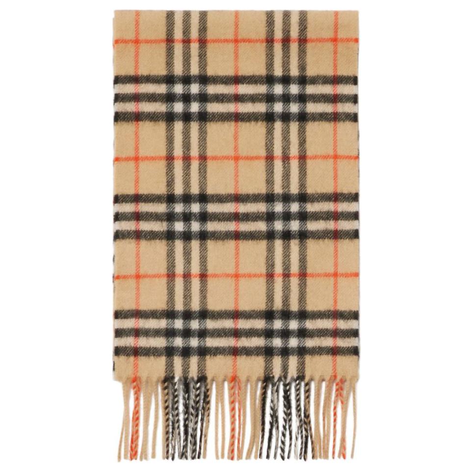 Шарф Burberry В клетку (бежевый)