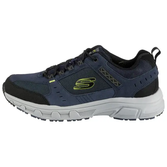 Skechers Relaxed Fit Casual Shoes Men Low-Top Blue Black