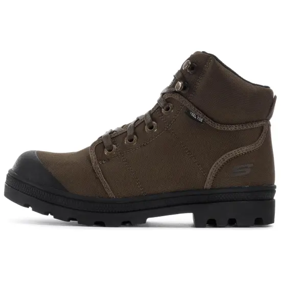 Skechers Work ROTUND DARRAGH ST Short Martin Boot Women's Brown