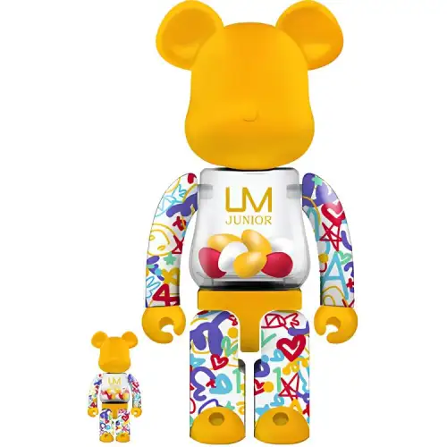 BE@RBRICK MACAU 2020 Qianqiu Series Macau Exclusive UM Junior Cool Yellow Trendy Doll