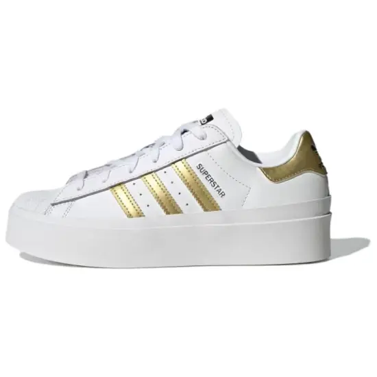Superstar Women's Adidas Originals Bonega 'White Gold Metallic' Women's