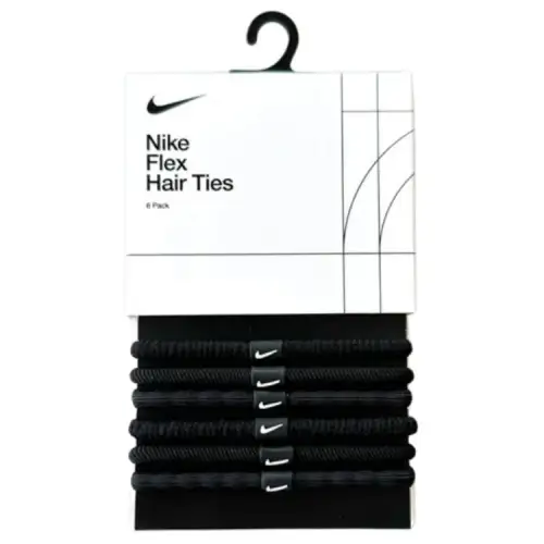 Nike Rubber Hair Bands Unisex Black