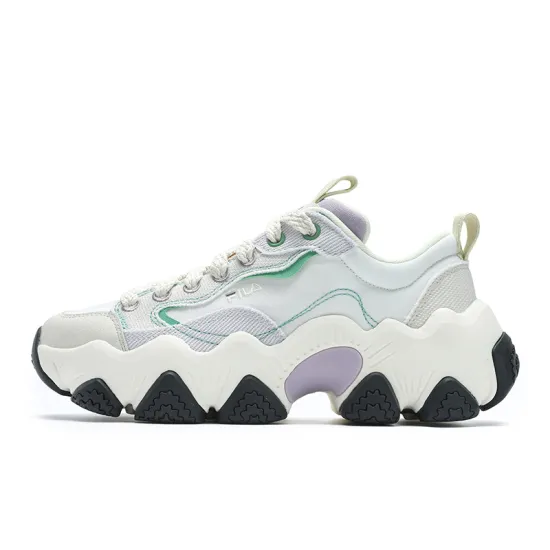 FILA Slip Resistant Breathable Moisture Wicking Low Top Casual Shoes Women's White