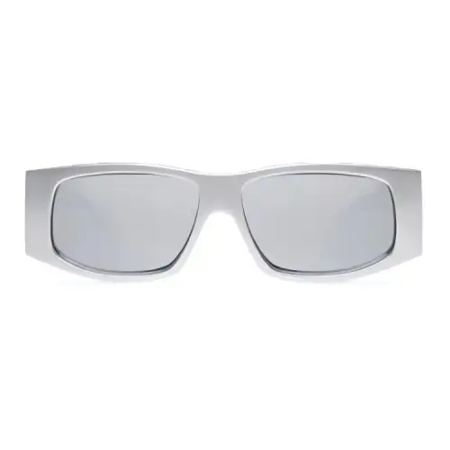 Balenciaga Nylon Square Sunglasses Men's Gray