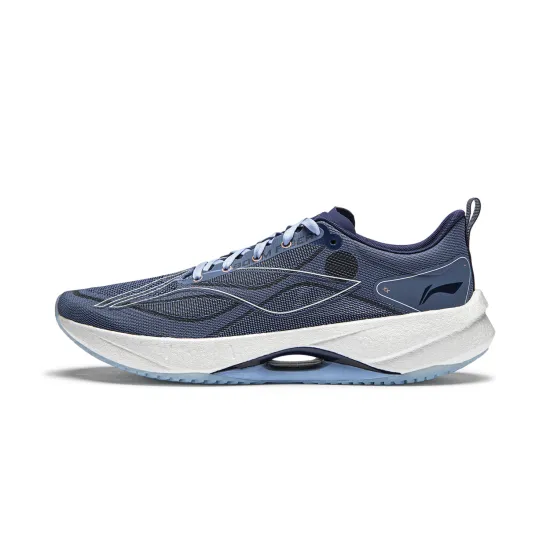 LiNing Super Light 21 Anti Slip And Wear Resistant Breathable Low Top Running Shoes Men's Butterfly Blue