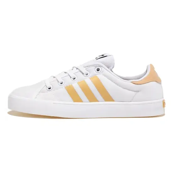 Adidas Originals Skateboard Shoes Unisex Low-Top White Yellow