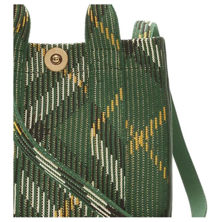 Женские сумка Burberry (зеленый) — фото 4