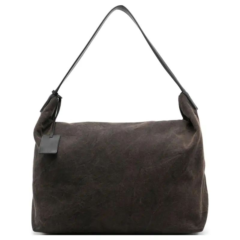 THE ROW Calfskin Tote Bag, Shopping Bag, Handbag, Shoulder Bag Men's Black & Brown