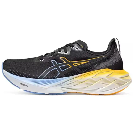 Asics Novablast 4 Breathable Lightweight Reflective Rebound Low Top Running Shoes Men's Black
