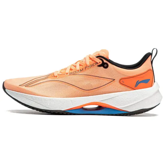 LINING Super Light 21 Running Shoes Men Low-Top Orange Black/Blue