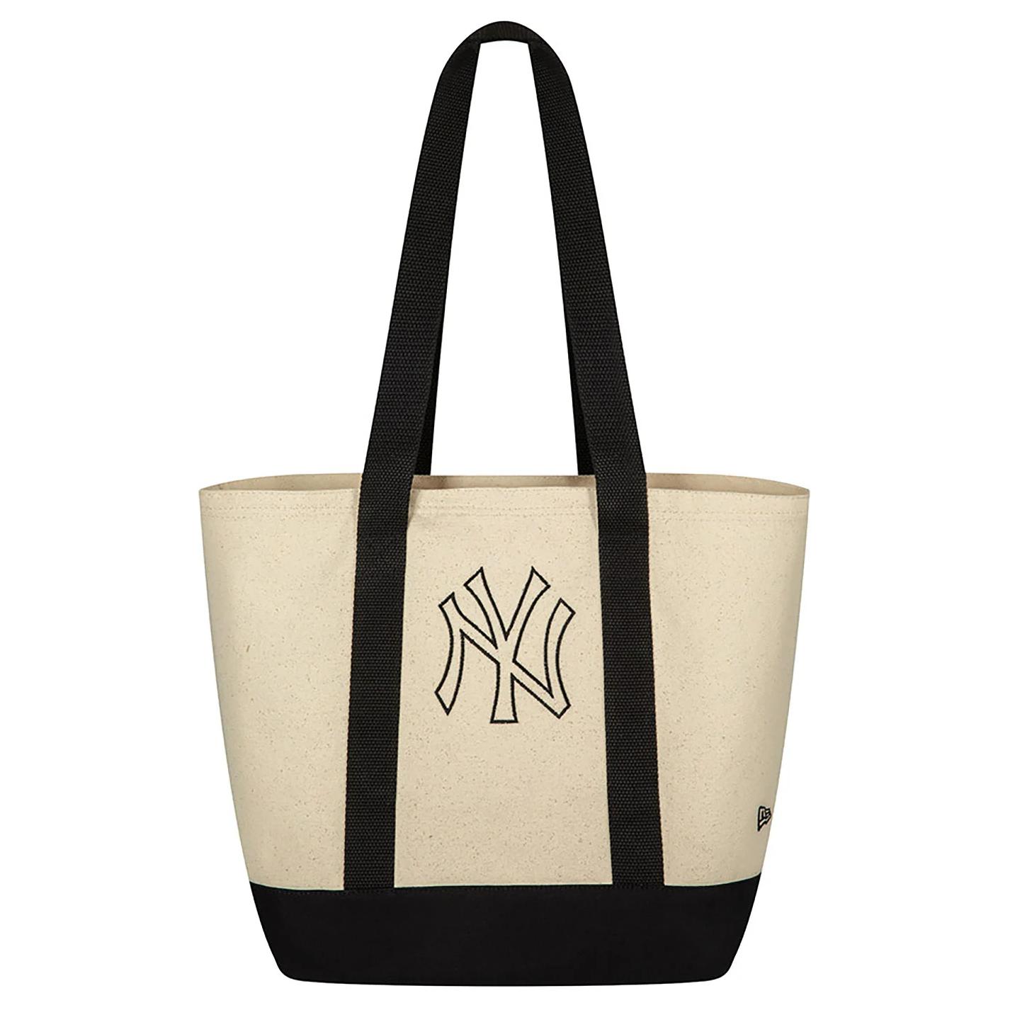Женская сумка-тоут New Era New York Yankees (кремовая)
