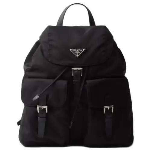 PRADA Re Nylon Recycled Nylon Backpack Men's Black