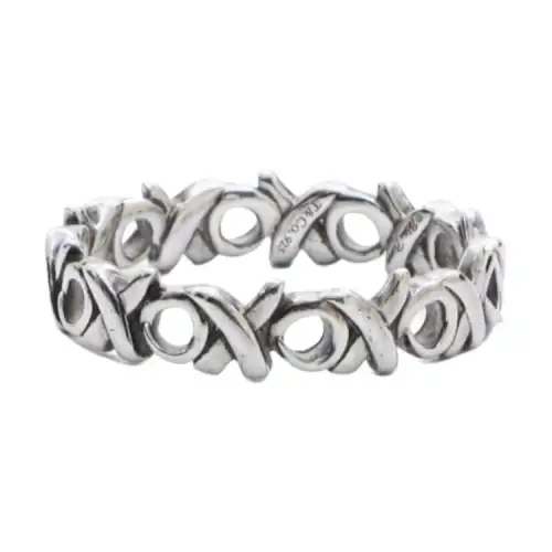 TIFFANY & CO. Love & Kisses Sterling Silver Ring