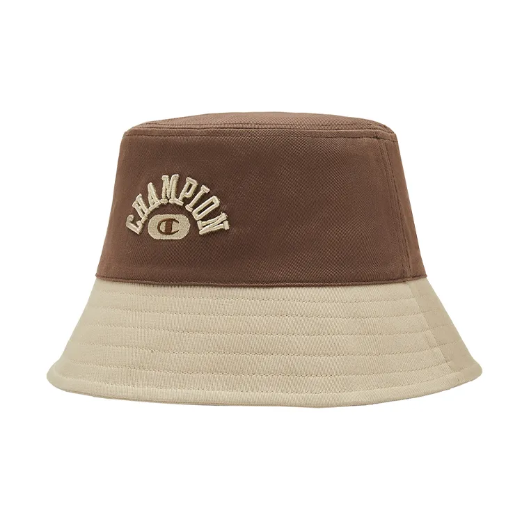 Champion Cotton Bucket Hats Unisex Baroque Brown/Wheat Brown
