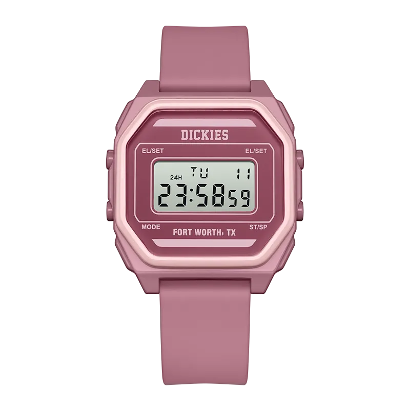 Dickies Wrist Watches Electronic Movement Silicone Strap Beige Watch Dial Women's Watch
