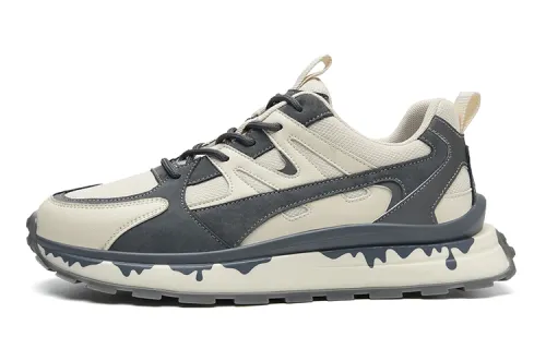 JEEP SPIRIT Year of the Snake Limited Summer Mesh Thin National Trend Ink Forrest Gump Versatile Trend Travel Sports Running High-Looking Wear-Resistant Breathable Lightweight Increased Height Low-top Lifestyle Casual Shoes Men's Style