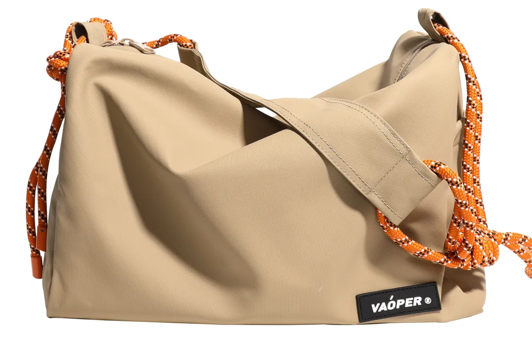 VAOPER Polyester Box Bag, Shoulder Bag, Crossbody Bag Large Unisex White/Black/Khaki/Turquoise