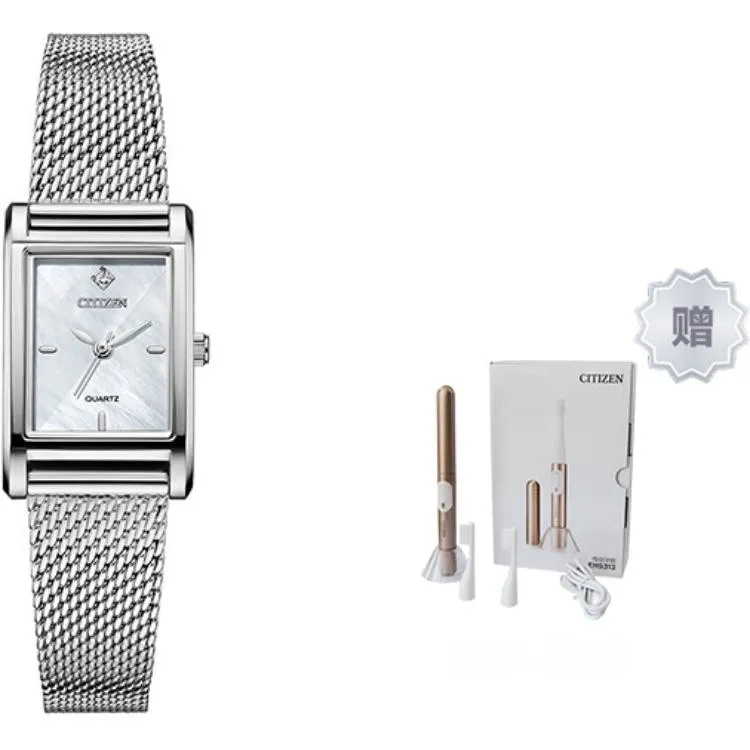 CITIZEN Quartz Movement Stainless Steel Strap Watch Women's Watch Silver Dial