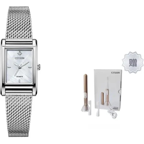CITIZEN Quartz Movement Stainless Steel Strap Watch Women's Watch Silver Dial