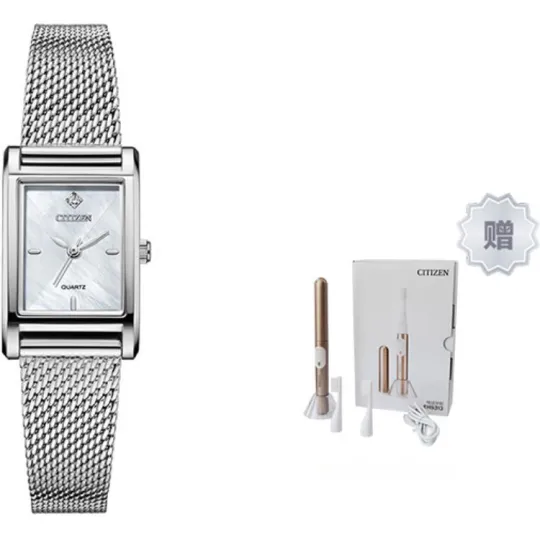 CITIZEN Quartz Movement Stainless Steel Strap Watch Women's Watch Silver Dial