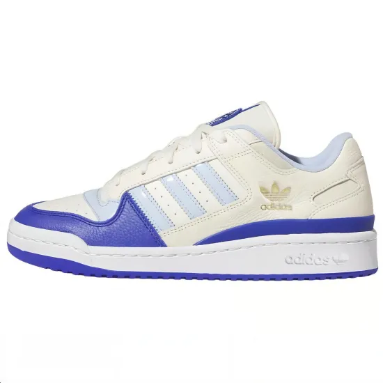 Adidas Originals Forum Low Classic Cream White Clear Sky Semi Lucid Blue