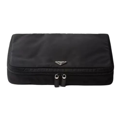 PRADA Re Nylon Recycled Nylon Clutch Large Men's Black