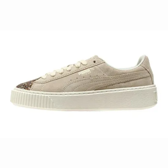 Puma Suede Skateboarding Shoes Unisex Low-top Rose Gold