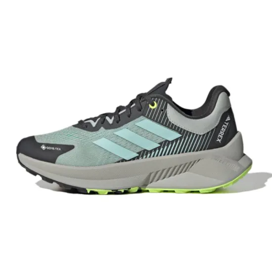 Adidas Terrex Soulstride Flow Gore-Tex Wonder Silver Semi Flash Aqua Lucid Lemon Women's
