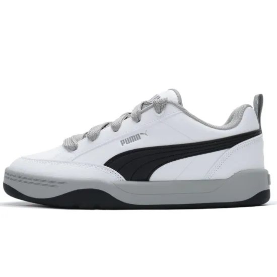 PUMA Park Lifestyle Anti Slip Wear Resistant Low Top Skateboard Shoes Unisex Black White