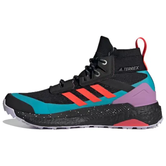 Adidas Terrex Free Hiker Hiking Shoes Women's Mid-top Black/Red/Blue/Purple