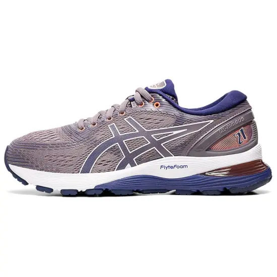 Asics Women's Gel Nimbus 21 'Lavender Grey Dive Blue'