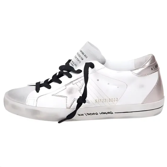 Golden Goose Skateboard Shoes Women's Low-Top White