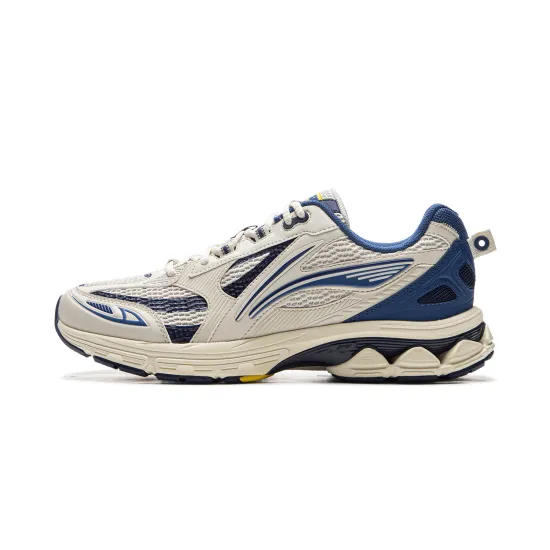 LiNing Shake 2.0 Anti Slip Wear Resistant Low Top Running Shoes Men's Gray Blue