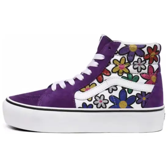Sk8 Vans Hi Platform 2 'Glitter Daisies' Women's