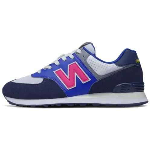 574 New Balance 'Navy Exuberant Pink'